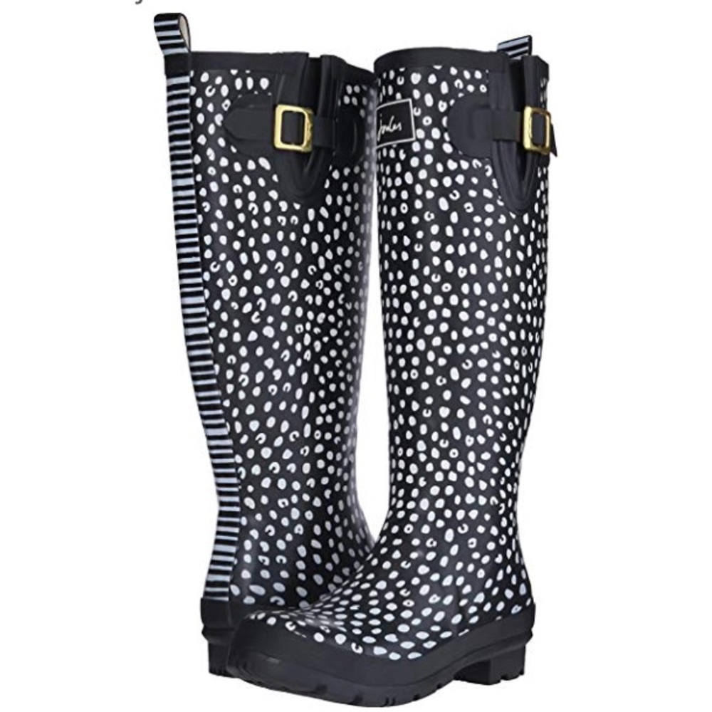 Joules Polka Dot Rain Boots